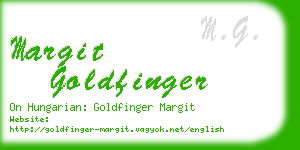 margit goldfinger business card